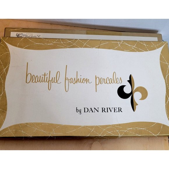 Dan River Combed Percale Sheet Set Double Flat Sheet 2 Pillow Cases Original Box - Picture 14 of 14